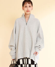 Ray BEAMS | Champion × Ray BEAMS / 別注 リバースウィーブ(R) ハーフジップ プルオーバー(スウェット)
