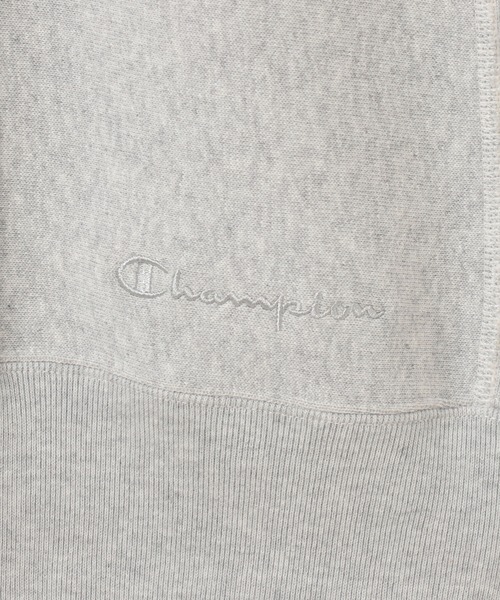 Ray BEAMS(レイビームス)の「Champion × Ray BEAMS / 別注 リバースウィーブ(R) ハーフジップ プルオーバー(スウェット・レディース・ブラック/シルバーグレー/オレンジ系その他・ONE SIZE)」の10枚目の写真