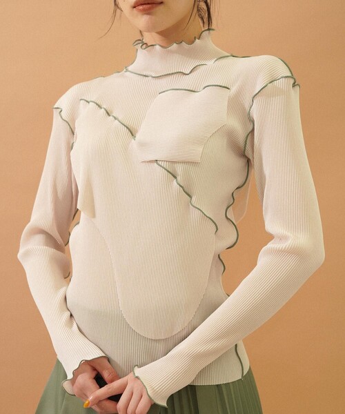 kotohayokozawa(コトハヨコザワ)】ロングスリーブハイネックトップス