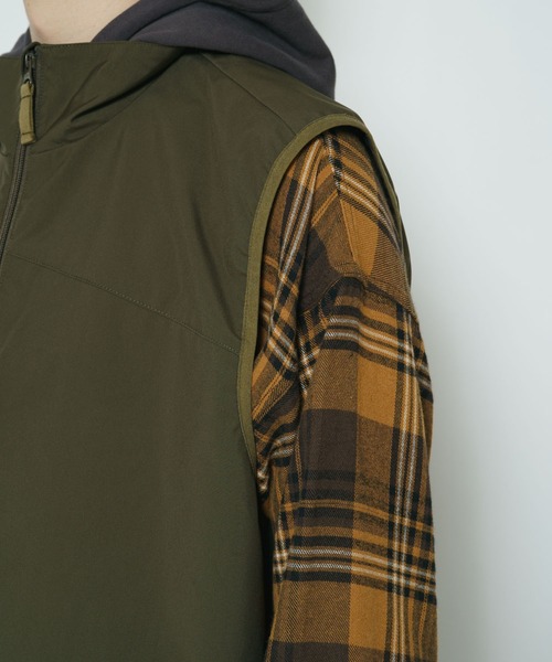 CIAOPANIC（チャオパニック）の「■スタンドネックルーズフィッシングベスト（ベスト・メンズ・ブラック/オリーブ・MEDIUM/LARGE）」の12枚目の写真