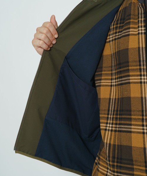 CIAOPANIC（チャオパニック）の「■スタンドネックルーズフィッシングベスト（ベスト・メンズ・ブラック/オリーブ・MEDIUM/LARGE）」の7枚目の写真