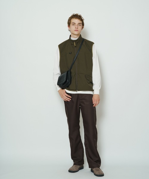 CIAOPANIC（チャオパニック）の「■スタンドネックルーズフィッシングベスト（ベスト・メンズ・ブラック/オリーブ・MEDIUM/LARGE）」の8枚目の写真