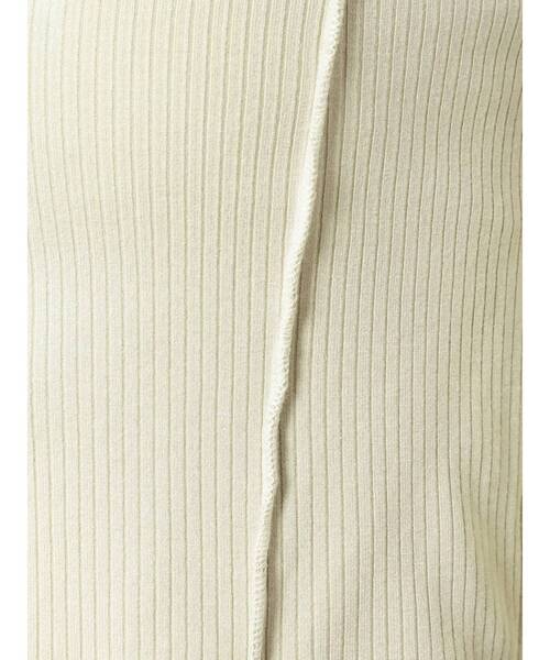 EMODA(エモダ)の「スイッチングリブトップ(Tシャツ/カットソー・レディース・ホワイト/ブラック/マスタード・FREE)」の21枚目の写真