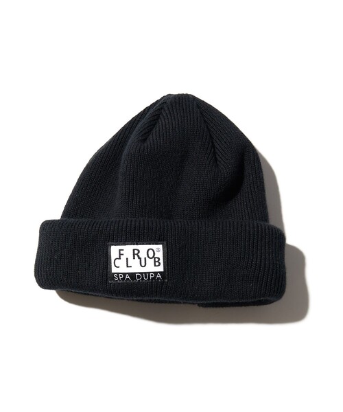 FREAK'S STORE（フリークスストア）の「FROCLUB/フロクラブ スタンダードロゴ ロールニットキャップ（ニットキャップ/ビーニー・メンズ・ブラック/グレー・ﾌﾘ-）」の2枚目の写真