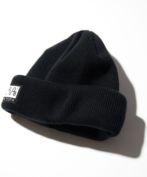FREAK'S STORE（フリークスストア）の「FROCLUB/フロクラブ スタンダードロゴ ロールニットキャップ（ニットキャップ/ビーニー・メンズ・ブラック/グレー・ﾌﾘ-）」の5枚目の写真