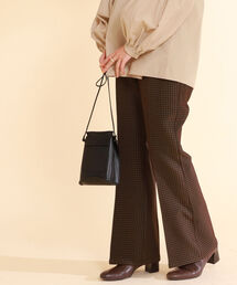 Ray BEAMS | Ray BEAMS / チドリ ジャカード フレア パンツ(その他パンツ)