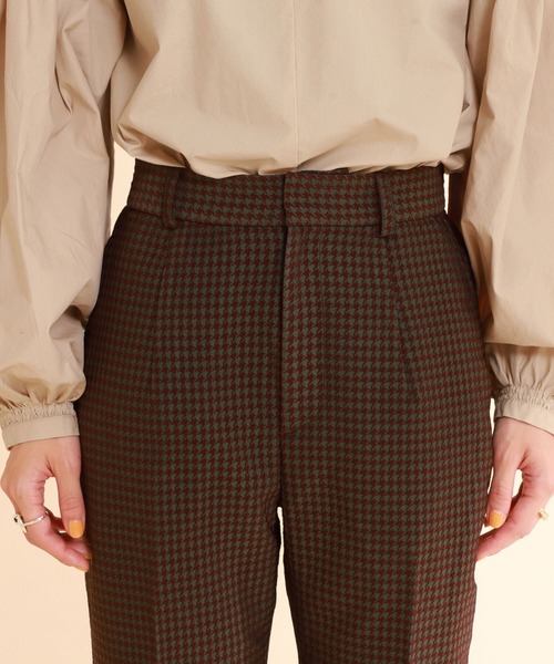 Ray BEAMS（レイビームス）の「Ray BEAMS / チドリ ジャカード フレア パンツ（その他パンツ・レディース・ボルドー/パープル系その他2・S/M）」の14枚目の写真