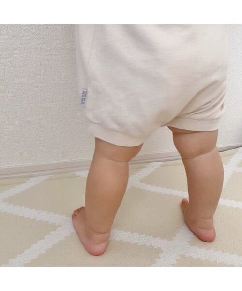 apres les cours（アプレレクール）の「2WAYステップオール（肌着・キッズ・ミント/ブラウン/ピンク/アイボリー・90）」の5枚目の写真