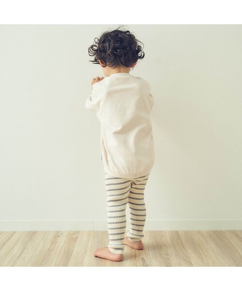 apres les cours（アプレレクール）の「2WAYステップオール（肌着・キッズ・ミント/ブラウン/ピンク/アイボリー・90）」の10枚目の写真