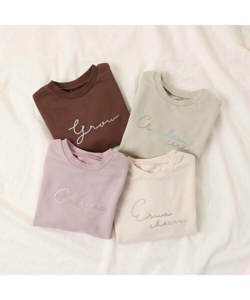 apres les cours（アプレレクール）の「2WAYステップオール（肌着・キッズ・ミント/ブラウン/ピンク/アイボリー・90）」の13枚目の写真