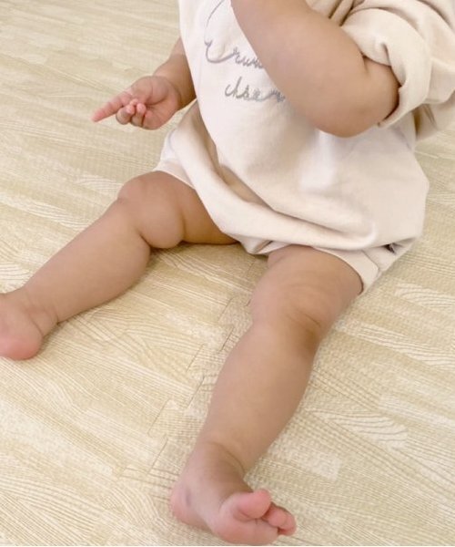 apres les cours（アプレレクール）の「2WAYステップオール（肌着・キッズ・ミント/ブラウン/ピンク/アイボリー・90）」の20枚目の写真