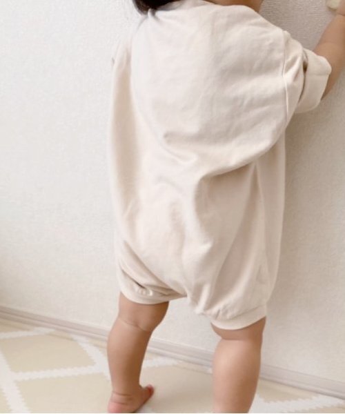 apres les cours（アプレレクール）の「2WAYステップオール（肌着・キッズ・ミント/ブラウン/ピンク/アイボリー・90）」の22枚目の写真