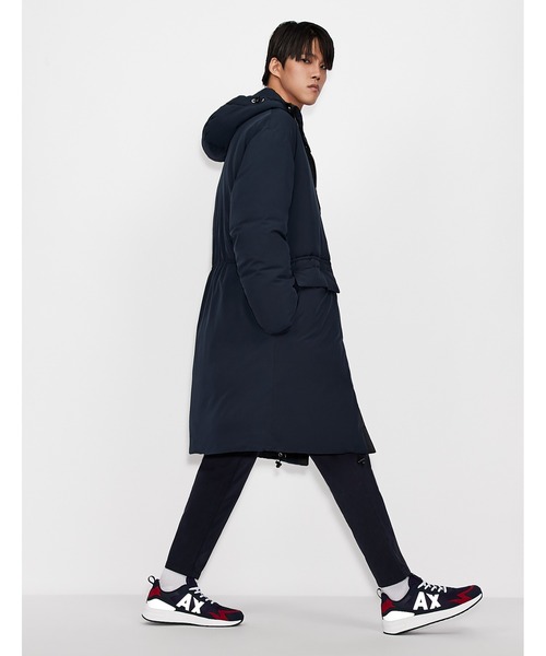 ARMANI EXCHANGE(アルマーニエクスチェンジ)の「【A|X アルマーニ エクスチェンジ】ドロストパンツ(スラックス・メンズ・ネイビー・32inch/30inch/33inch/31inch/36inch/29inch)」の2枚目の写真