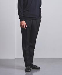 UNITED ARROWS | ＜UNITED ARROWS＞ ウールギャバジン ベーシックテーパード 1プリーツ(その他パンツ)