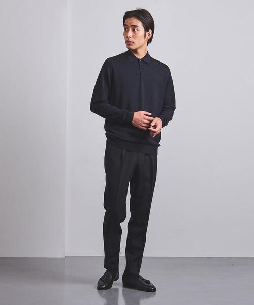 UNITED ARROWS（ユナイテッドアローズ）の「＜UNITED ARROWS＞ ウールギャバジン ベーシックテーパード 1プリーツ（その他パンツ・メンズ・ベージュ/ネイビー/モカ・S/M/L/XL）」の4枚目の写真