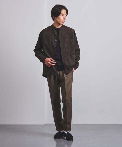 UNITED ARROWS（ユナイテッドアローズ）の「＜UNITED ARROWS＞ ウールギャバジン ベーシックテーパード 1プリーツ（その他パンツ・メンズ・ベージュ/ネイビー/モカ・S/M/L/XL）」の18枚目の写真