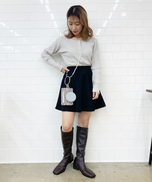 one after another NICE CLAUP(ワンアフターアナザーナイスクラップ)の「コインケース付スマートフォンショルダーバッグ(ショルダーバッグ・レディース・ブラック/ピンク/アイボリー/アニマル・FREE)」の9枚目の写真