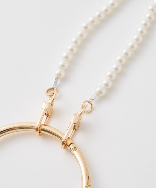 one after another NICE CLAUP(ワンアフターアナザーナイスクラップ)の「コインケース付スマートフォンショルダーバッグ(ショルダーバッグ・レディース・ブラック/ピンク/アイボリー/アニマル・FREE)」の12枚目の写真