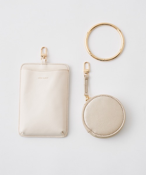 one after another NICE CLAUP(ワンアフターアナザーナイスクラップ)の「コインケース付スマートフォンショルダーバッグ(ショルダーバッグ・レディース・ブラック/ピンク/アイボリー/アニマル・FREE)」の22枚目の写真