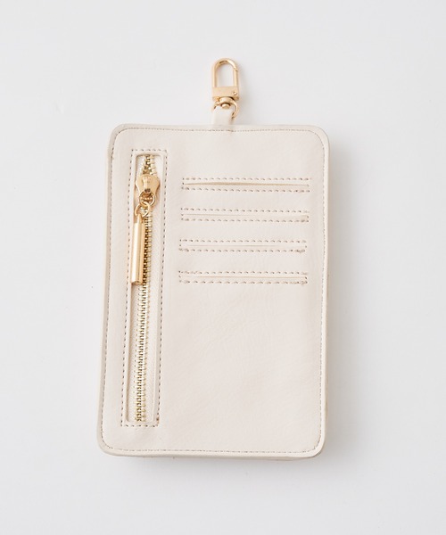 one after another NICE CLAUP(ワンアフターアナザーナイスクラップ)の「コインケース付スマートフォンショルダーバッグ(ショルダーバッグ・レディース・ブラック/ピンク/アイボリー/アニマル・FREE)」の18枚目の写真