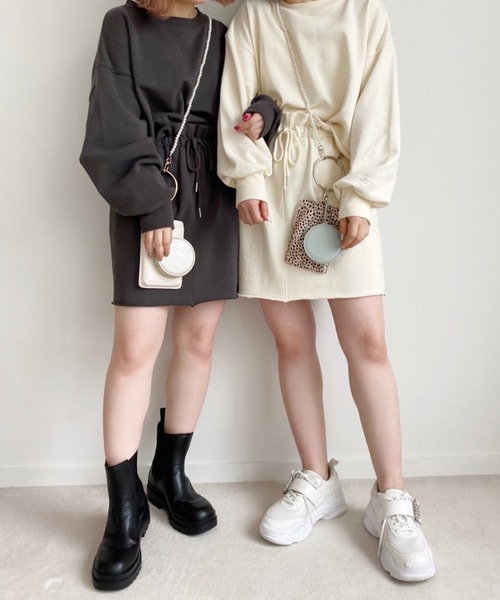 one after another NICE CLAUP(ワンアフターアナザーナイスクラップ)の「コインケース付スマートフォンショルダーバッグ(ショルダーバッグ・レディース・ブラック/ピンク/アイボリー/アニマル・FREE)」の17枚目の写真