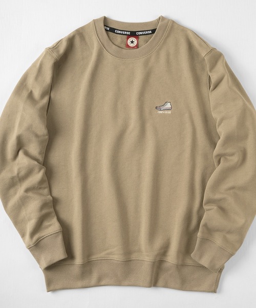 CONVERSE(コンバース)の「【CONVERSE/コンバース】 ビッグシルエット リブラインスウェット/ワンポイントロゴ スウェット/ウラケ トレーナー(スウェット・レディース・アッシュグレー/オフホワイト/ブラック系その他/ベージュ/ブラック/グリーン/グリーン系その他/レッド系その他/オートミール/ブルー系その他/グレー系その他/ブラウン/ライトブルー/ブラック系その他3/グレー/アイボリー/ブラック系その他2/ホワイト系その他/ダークグリーン/グリーン系その他2/グレー系その他2・L/M/XL)」の14枚目の写真