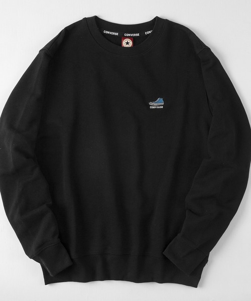 CONVERSE(コンバース)の「【CONVERSE/コンバース】 ビッグシルエット リブラインスウェット/ワンポイントロゴ スウェット/ウラケ トレーナー(スウェット・レディース・アッシュグレー/オフホワイト/ブラック系その他/ベージュ/ブラック/グリーン/グリーン系その他/レッド系その他/オートミール/ブルー系その他/グレー系その他/ブラウン/ライトブルー/ブラック系その他3/グレー/アイボリー/ブラック系その他2/ホワイト系その他/ダークグリーン/グリーン系その他2/グレー系その他2・L/M/XL)」の6枚目の写真