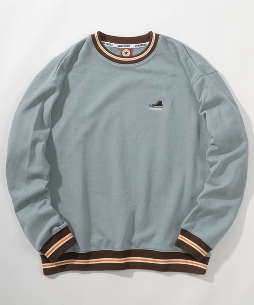 CONVERSE(コンバース)の「【CONVERSE/コンバース】 ビッグシルエット リブラインスウェット/ワンポイントロゴ スウェット/ウラケ トレーナー(スウェット・レディース・アッシュグレー/オフホワイト/ブラック系その他/ベージュ/ブラック/グリーン/グリーン系その他/レッド系その他/オートミール/ブルー系その他/グレー系その他/ブラウン/ライトブルー/ブラック系その他3/グレー/アイボリー/ブラック系その他2/ホワイト系その他/ダークグリーン/グリーン系その他2/グレー系その他2・L/M/XL)」の20枚目の写真