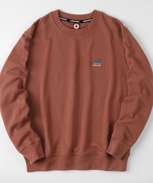 CONVERSE(コンバース)の「【CONVERSE/コンバース】 ビッグシルエット リブラインスウェット/ワンポイントロゴ スウェット/ウラケ トレーナー(スウェット・レディース・アッシュグレー/オフホワイト/ブラック系その他/ベージュ/ブラック/グリーン/グリーン系その他/レッド系その他/オートミール/ブルー系その他/グレー系その他/ブラウン/ライトブルー/ブラック系その他3/グレー/アイボリー/ブラック系その他2/ホワイト系その他/ダークグリーン/グリーン系その他2/グレー系その他2・L/M/XL)」の21枚目の写真