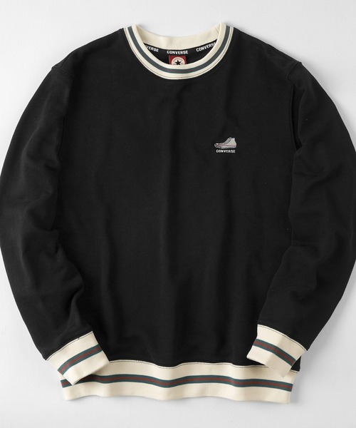 CONVERSE(コンバース)の「【CONVERSE/コンバース】 ビッグシルエット リブラインスウェット/ワンポイントロゴ スウェット/ウラケ トレーナー(スウェット・レディース・アッシュグレー/オフホワイト/ブラック系その他/ベージュ/ブラック/グリーン/グリーン系その他/レッド系その他/オートミール/ブルー系その他/グレー系その他/ブラウン/ライトブルー/ブラック系その他3/グレー/アイボリー/ブラック系その他2/ホワイト系その他/ダークグリーン/グリーン系その他2/グレー系その他2・L/M/XL)」の5枚目の写真