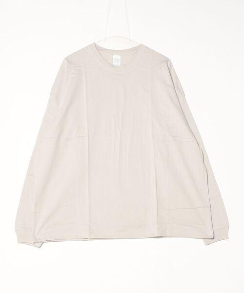 United Athle（ユナイテッドアスレ）の「United Athle/5.6オンス ビッグシルエット ロングスリーブ Tシャツ 5509（Tシャツ/カットソー・メンズ・ホワイト/ブラック/ブルー/ベージュ/パープル/グレー・LARGE/MEDIUM/SMALL/X-LARGE）」の3枚目の写真