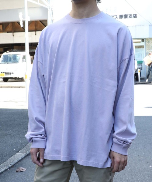 United Athle（ユナイテッドアスレ）の「United Athle/5.6オンス ビッグシルエット ロングスリーブ Tシャツ 5509（Tシャツ/カットソー・メンズ・ホワイト/ブラック/ブルー/ベージュ/パープル/グレー・LARGE/MEDIUM/SMALL/X-LARGE）」の6枚目の写真