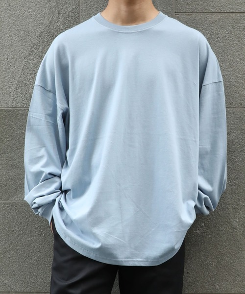 新品同様！早い者勝ち！ adabat グラフィックロングスリーブシャツ　48 5.6オンスビッグシルエットロングスリーブTシャツ(0550901