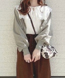 Mysa&Liina by yuririn | ２WAY袖ボリュームラメニット(ニット/セーター)