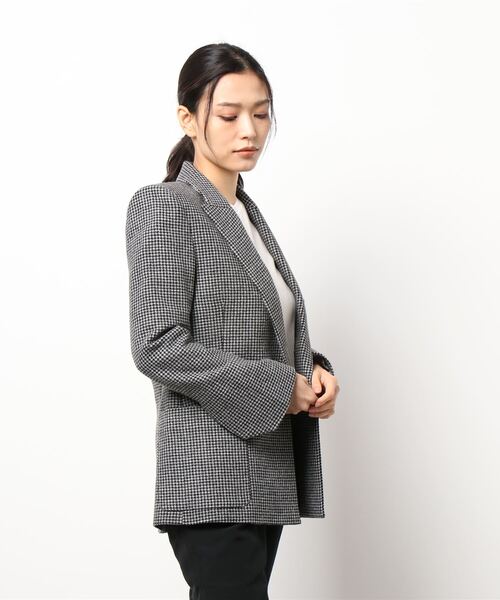 ZADIG&VOLTAIRE（ザディグ　エ　ヴォルテール）の「VISKO PIED DE POULE VESTE（テーラードジャケット・レディース・ブラック系その他・38/36/34）」の6枚目の写真