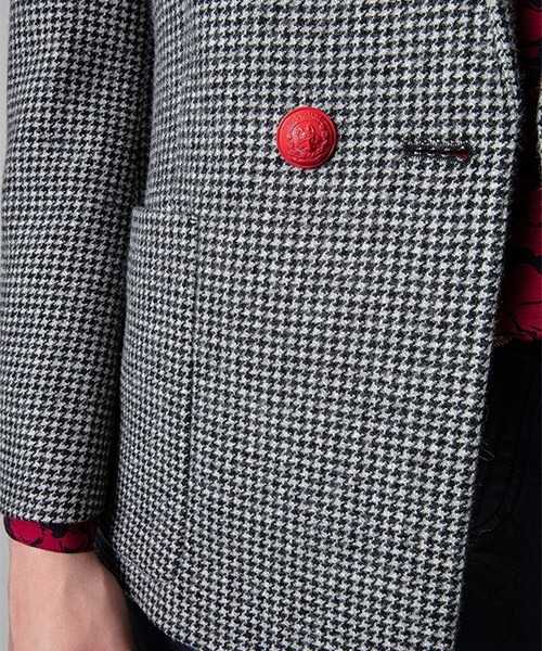 ZADIG&VOLTAIRE（ザディグ　エ　ヴォルテール）の「VISKO PIED DE POULE VESTE（テーラードジャケット・レディース・ブラック系その他・38/36/34）」の7枚目の写真