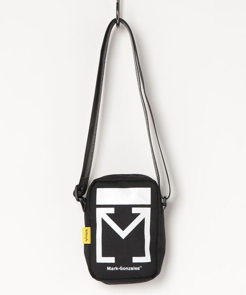 Mark Gonzales(マーク・ゴンザレス)の「MARK GONZALES/マークゴンザレス ジャガードテープ付ショルダーバッグ(ショルダーバッグ・メンズ・ブラック/イエロー・FREE)」の13枚目の写真