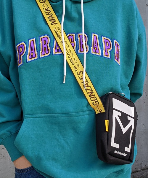 Mark Gonzales(マーク・ゴンザレス)の「MARK GONZALES/マークゴンザレス ジャガードテープ付ショルダーバッグ(ショルダーバッグ・メンズ・ブラック/イエロー・FREE)」の17枚目の写真