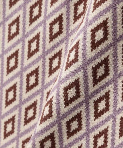 N.（N. Natural Beauty Basic）（エヌエヌナチュラルビューティーベーシック）の「◆ジャガードニットタイトスカート（スカート・レディース・パープル/グレー・MEDIUM）」の17枚目の写真