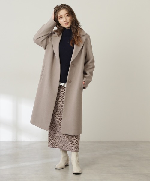 N.（N. Natural Beauty Basic）（エヌエヌナチュラルビューティーベーシック）の「◆ジャガードニットタイトスカート（スカート・レディース・パープル/グレー・MEDIUM）」の21枚目の写真