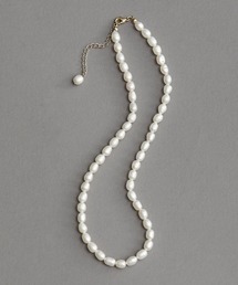 淡水パールショートネックレス