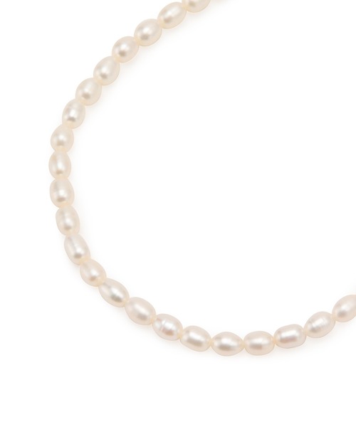 VIS（ビス）の「淡水パールショートネックレス（ネックレス・レディース・ホワイト/ホワイト系その他・FREE）」の3枚目の写真