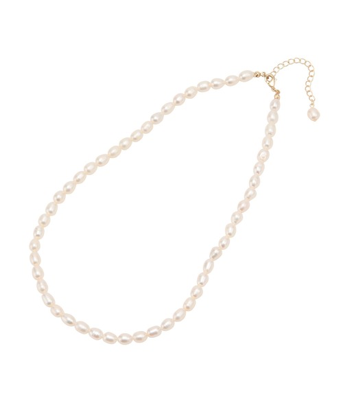 VIS（ビス）の「淡水パールショートネックレス（ネックレス・レディース・ホワイト/ホワイト系その他・FREE）」の7枚目の写真