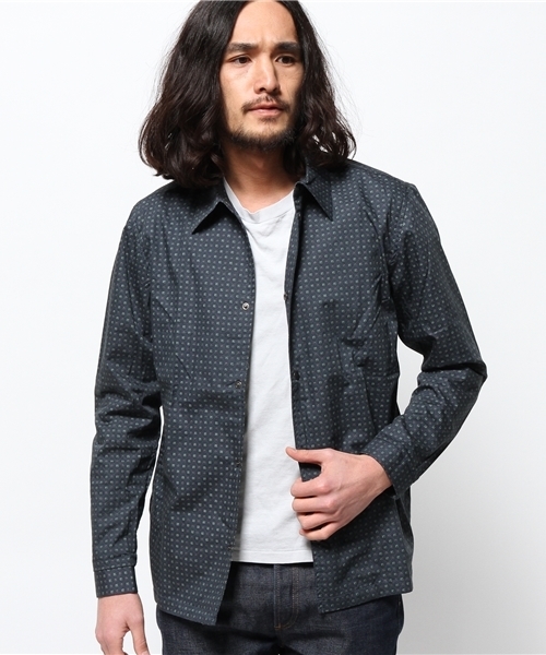 OUTLET(アウトレット)の「【Ciaopanic】モチーフプリントコーチジャケット(その他アウター・メンズ・チャコールグレー/オリーブ・LARGE/MEDIUM)」の6枚目の写真