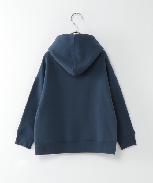 ikka(イッカ)の「【キッズ】裏起毛プルパーカー(100~160cm)(パーカー・キッズ・ライトグレー/ダークネイビー・100/110/120/130/140/150/160)」の3枚目の写真