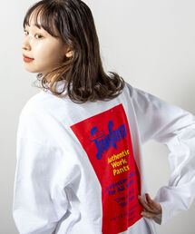 UNIVERSAL OVERALL | 【UNIVERSAL OVERALL/ユニバーサルオーバーオール】別注 ”STONE CARVER” バックプリント ロンT(Tシャツ/カットソー)