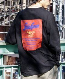 UNIVERSAL OVERALL | 【UNIVERSAL OVERALL/ユニバーサルオーバーオール】別注 ”STONE CARVER” バックプリント ロンT(Tシャツ/カットソー)