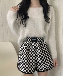 ふんわりクルーネック ニットトップス
