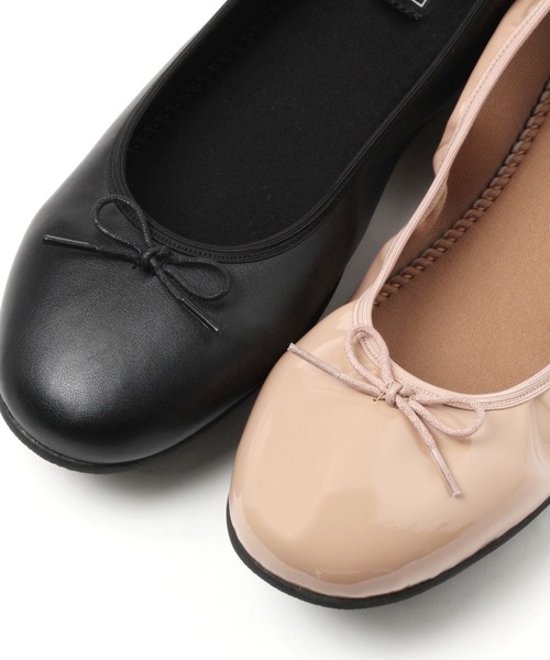 niko and...(ニコアンド)の「オリジナルバレエシューズ(バレエシューズ・レディース・ブラック/ベージュ・SMALL/MEDIUM/LARGE)」の7枚目の写真