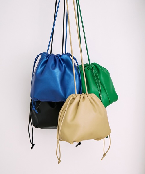 ADAM ET ROPE'（アダムエロペ）の「【WEB限定】カラー巾着バッグ